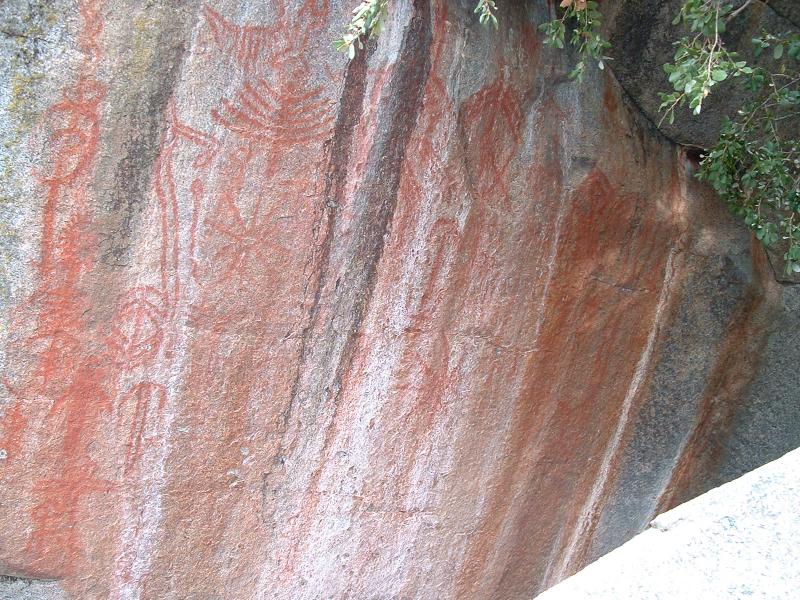 Pictographs at Hospital Rock, Sequoia and Kings Canyon