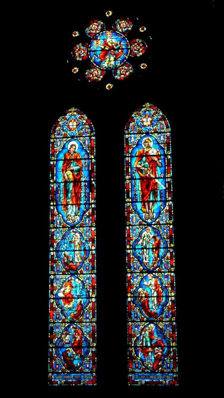 Stainglass window, Grace Cathedral, San Francisco