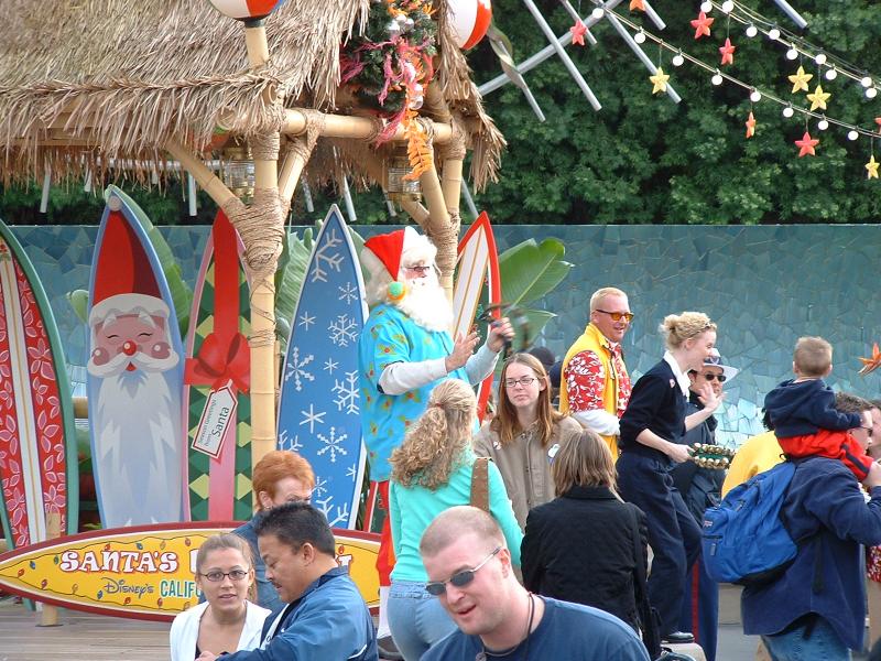Santa's Beach Party at Disney's California Adventure