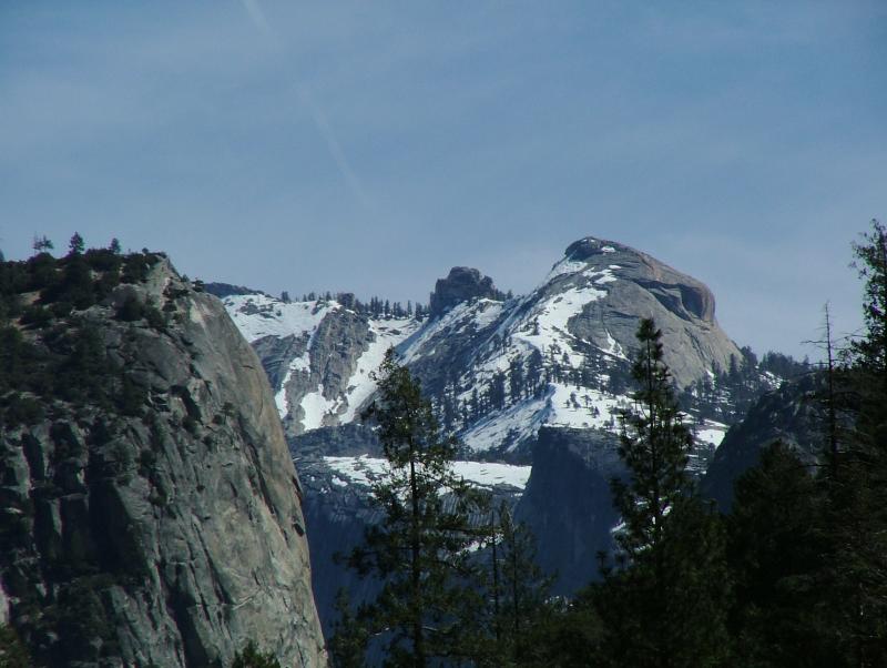 Snow-capped peak, Yosemite National Park, California