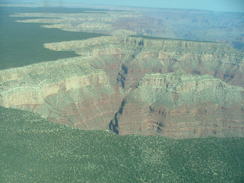 Flying over The Grand Canyon