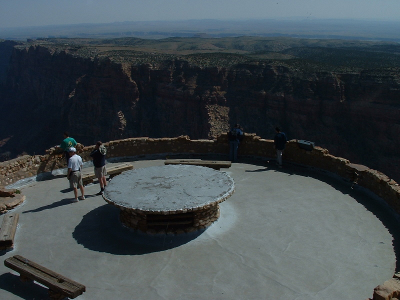 Grand Canyon from the top of The Watchtower, Arizona