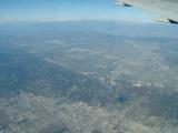 View from plane window on the way to New York