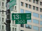 A Street sign in Washington DC