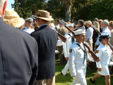 Honour Guard, US Navy Cadets, Anzac Day Ceremony, Los Angeles National Ceremony, Wilshire, Los Angeles, California
