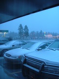 Outside the motel room, outside Bryce Canyon, Utah