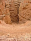 Looking down the Navajo trail into Wall Street, Bryce Canyon, Utah